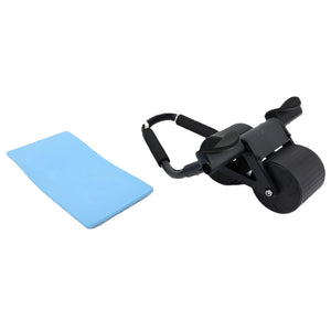 VolaFit - 2 in 1 Dual Wheel Ab Roller with U Handle & Elbow Support – Black