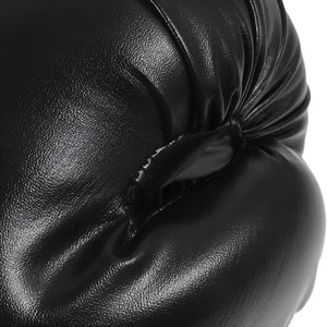 VolaFit -  1 Pair PU Boxing Punching Gloves for Men & Women - Black
