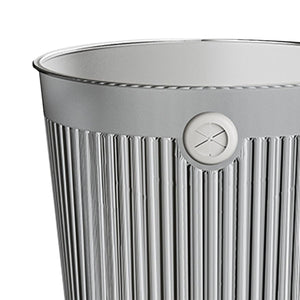 Pruchef - 9L Nonslip Household Trash can for Multiuse - Grey