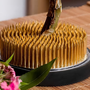 Volamor - 8cm Japanese Flower Holder for DIY Craft Flower Arrangements - Copper