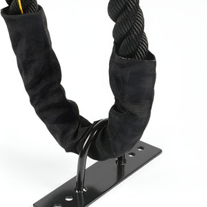 TUGOPLAY - 12m Gym Training Weighted Rope for Strength and Cardio Workouts - Black
