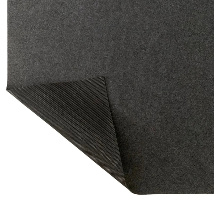 SuaTools - 2.5mm Thick Oil Absorbent Garage Floor Mat with Anti-Slip Backing - Black