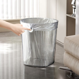 Pruchef - 9L Nonslip Household Trash can for Multiuse - Grey