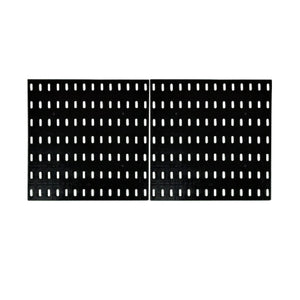 SuaTools - 56x28 cm Pegboard Wall Organizer Kit with Accessories - Black