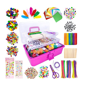 GajToys  - DIY Jewelry Making Kit for Kids with Beads & Storage Case - Multicolor