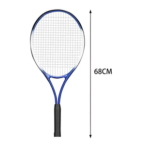 VolaFit - Lightweight Aluminum Alloy Tennis Racket for Practice with Soft Grip - Blue