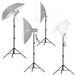 GajToys - Tripod & Light Stand Extendable from 70cm up to 210cm - Black