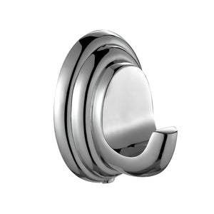 Pract Pack - 6 Pcs Zin Alloy Bathroom Accessories with Polished Chrome Finish - Silver