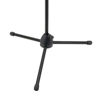 GajToys - 150cm Foldable Aluminum Mic Stand With Boom Arm & Non Slip Legs - Black