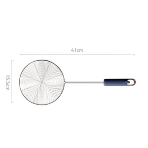 Pruchef - 15.5 x 41cm Long Handle Stainless Steel Colander