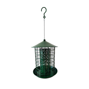 WigWagga - 19.5 cm Hanging Wild Bird Seed Feeder for Garden Yard - Green