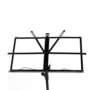 GajToys - 70 to 139cm Adjustable Metal Tube Guitar Music Stand with carry Bag - Black