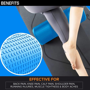 VolaFit - Foam Roller for Yoga Muscles Back Exercise - 60cm x 15cm