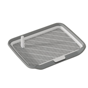 WigWagga - Dog Toilet Tray With Removable Mesh & Grid 66cm - Grey