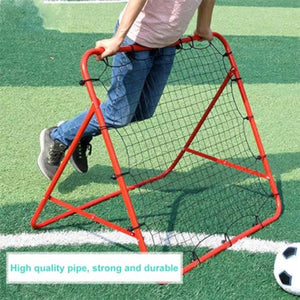 VolaFit - 103x100x85cm  Adjustable Red Steel & Polyethylene Rebound Net – Red