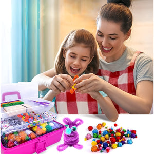 GajToys  - DIY Jewelry Making Kit for Kids with Beads & Storage Case - Multicolor