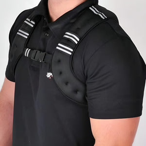 VolaFit - Iron Sand Adjustable Weighted Fitness Vest for Men & Women - Black