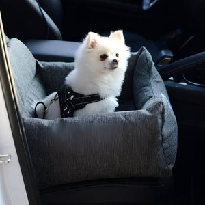 WigWagga - Portable Adjustable Pet Car Safety Seat - Grey