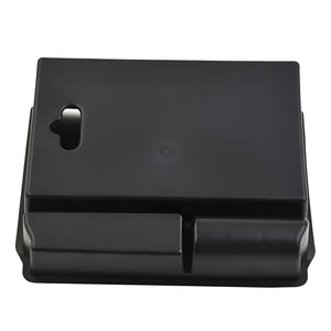 Herqona  - 17cm Car Armrest Center Console Storage Box Organizer - Black