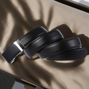 Volamor - Golf Belts for Men with Automatic Ratchet Buckle - Black