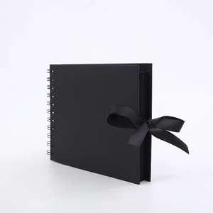 Nerdy Admin - A4 80 Pages Scrapbook with Accessories - Black