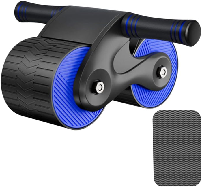 VolaFit - AB Wheel Automatic Rebound Wheel Abdominal Roller Wheel with Knee Mat