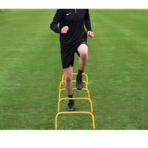 TugoPlay  - 5 Pcs Weighted Agility Training Hurdles for Speed & Running - Yellow