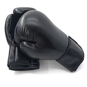VolaFit -  1 Pair PU Boxing Punching Gloves for Men & Women - Black