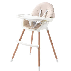 Toto Bubs - Adjustable, Safe & Durable Convertible Baby High Chair  – Cream