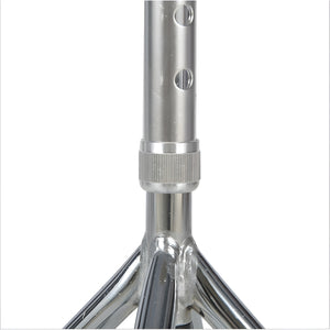 VolaFit - Adjustable Quad Walking Cane with 4 Legs for Elderly Users – Gray