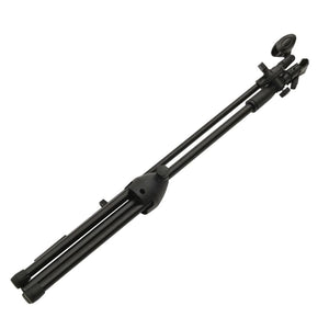 GajToys -150 cm Carbon Steel Tripod Mic Stand with Boom Clamp - Black