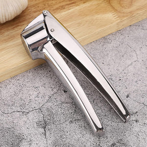 Pruchef - Garlic Crusher Portable Manual Garlic Press 17 cm - Silver