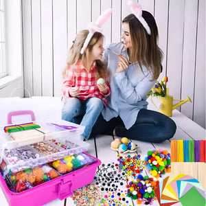 GajToys  - DIY Jewelry Making Kit for Kids with Beads & Storage Case - Multicolor
