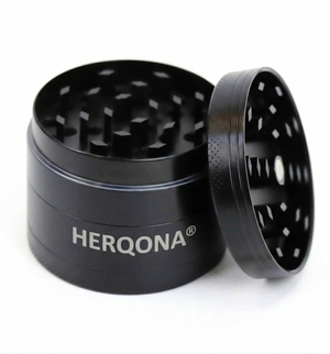 Herqona - Tobacco Grinder / Herb Grinder Made from Zinc Alloy 50mm Diameter