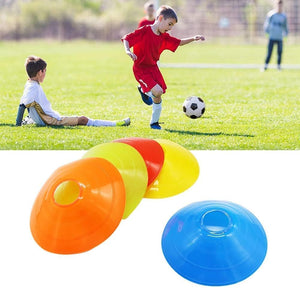 VolaFit - 50 Pcs Agility Disc Cone Set with Holder - Multi Color