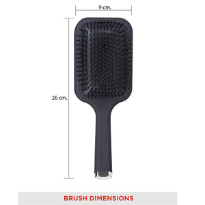 Volamor - Air Cushion Detangling Hair Brush with Ball Tip Bristles - Black