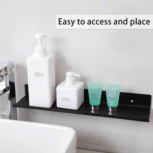 Pract Pack - 2 Pcs Wall Mount Floating Shelves - Black