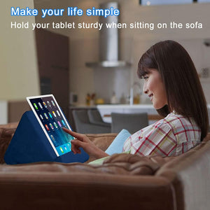 GajToys - Pillow Lap Stand Sponge Pillow Mobile & Tablet Holder - Royal Blue