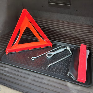 Pract Pack  -  75.5x38x3cm Plastic Boot Tray for Entryway, For Porch & Garage - Black