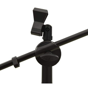 GajToys -150 cm Carbon Steel Tripod Mic Stand with Boom Clamp - Black