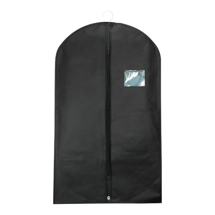 Pract Pack - 16 Pcs Wardrobe  Non-Woven Dustproof Suit Garment Bags - Black