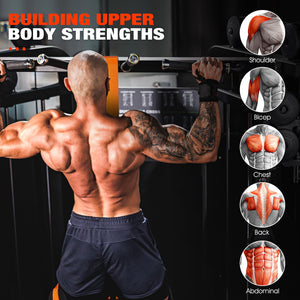 Volamor - 3 Pull Up  Assistance Bands  Resistance Set - Orange Black