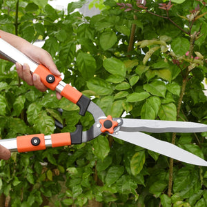 Herqona - Telescopic Hedge Shear, Garden Greening Cutting Tool 200mm - Orange