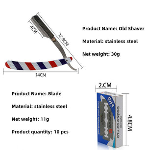 Volamor - 7 Piece Mens Beard Care Shaver Shaving Brush Kit