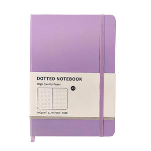 Nerdy Admin - Dotted Journal Notebook Dotted Grid Diary 160 Pages - Purple