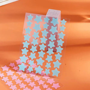 Nerdy Admin - Star Stickers Bulk Variety Holographic Star Stickers for Kids - Multi Color