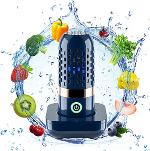 Pruchef - Food Purifier Wireless Fruit and Vegetable Washing Machine- Dark Blue