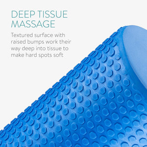 VolaFit - Foam Roller for Yoga Muscles Back Exercise - 60cm x 15cm