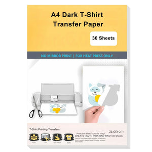 Nerdy Admin - A4 Dark T-Shirt Transfer Paper 30 Sheets - White