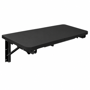 NERDY ADMIN - 60 cm Folding Wall Mounted Table - Black